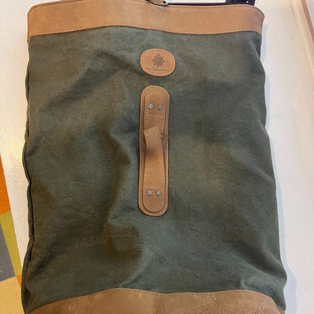 The Territory Ahead Canvas and Leather  Bag